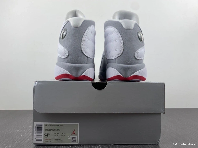 1st Kicks 13 Wolf Grey Air Jordan 414571-160 0808